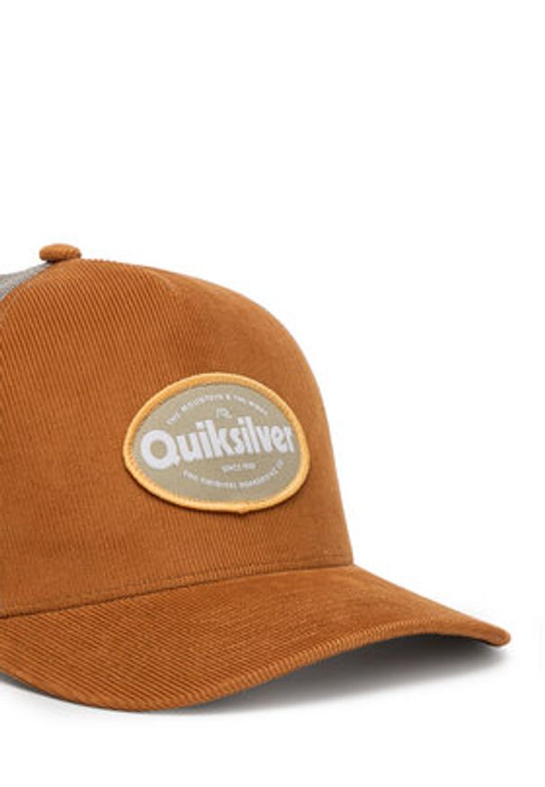 Quiksilver Czapka z daszkiem EQYHA03413 Brązowy. Kolor: brązowy. Materiał: poliester