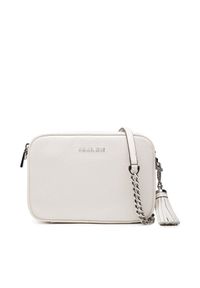 MICHAEL Michael Kors Torebka Jet Set 32F7SGNM8L Biały. Kolor: biały. Materiał: skórzane