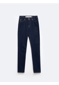 Big-Star - Jeansy damskie z wysokim stanem granatowe Katrina High Waist 720. Stan: podwyższony. Kolor: niebieski #6