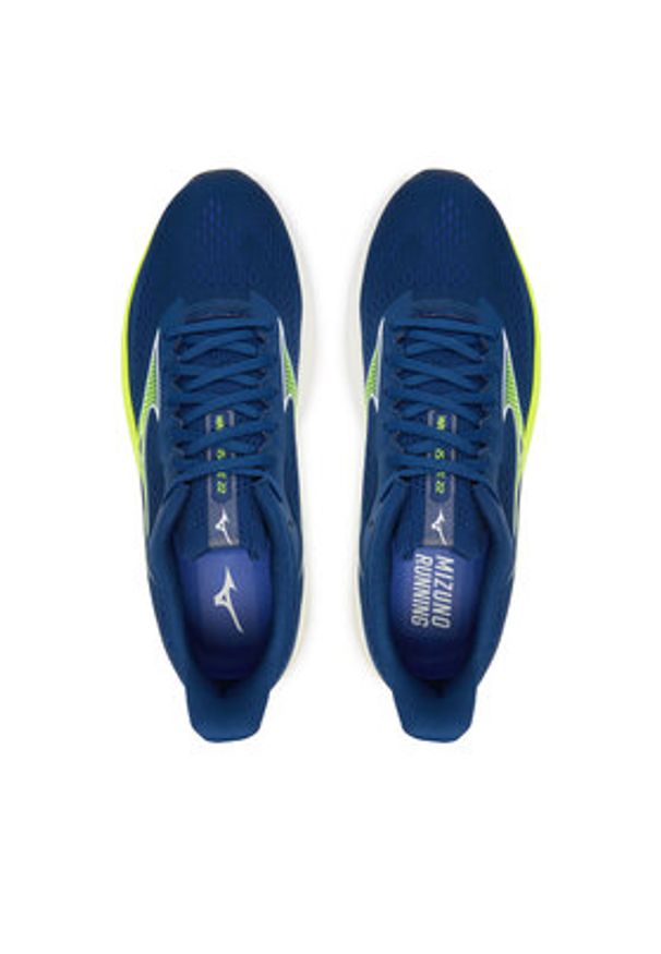 Mizuno Buty do biegania Wave Inspire 22 J1GC2644 01 Granatowy. Kolor: niebieski. Materiał: materiał. Model: Mizuno Wave