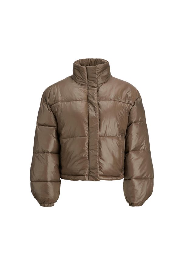 Damska kurtka puchowa JJXX Beany Shine. Kolor: brązowy. Materiał: puch. Styl: elegancki