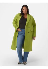Vero Moda Curve Płaszcz wełniany 10296650 Zielony Regular Fit. Kolor: zielony. Materiał: wełna, syntetyk #3