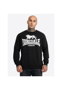 Bluza z okrągłym dekoltem Lonsdale Go Sport. Kolor: czarny #1