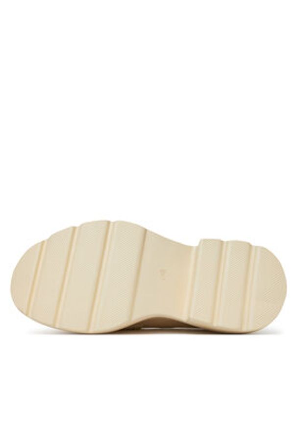 DeeZee Loafersy ST0242613-1 Beżowy. Kolor: beżowy. Materiał: skóra