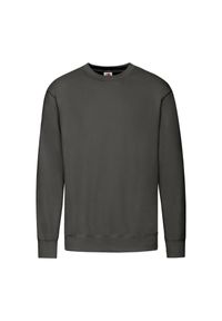 FRUIT OF THE LOOM - Lekka Bluza Rozpinana Unisex Dla Dorosłych. Kolor: szary