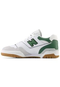 Buty New Balance unisex BB550ESB białe. Okazja: na co dzień. Kolor: biały. Materiał: syntetyk, skóra, materiał. Szerokość cholewki: normalna #4