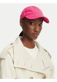 BOSS Czapka z daszkiem Lilyan 50558395 Różowy. Kolor: różowy. Materiał: bawełna #4