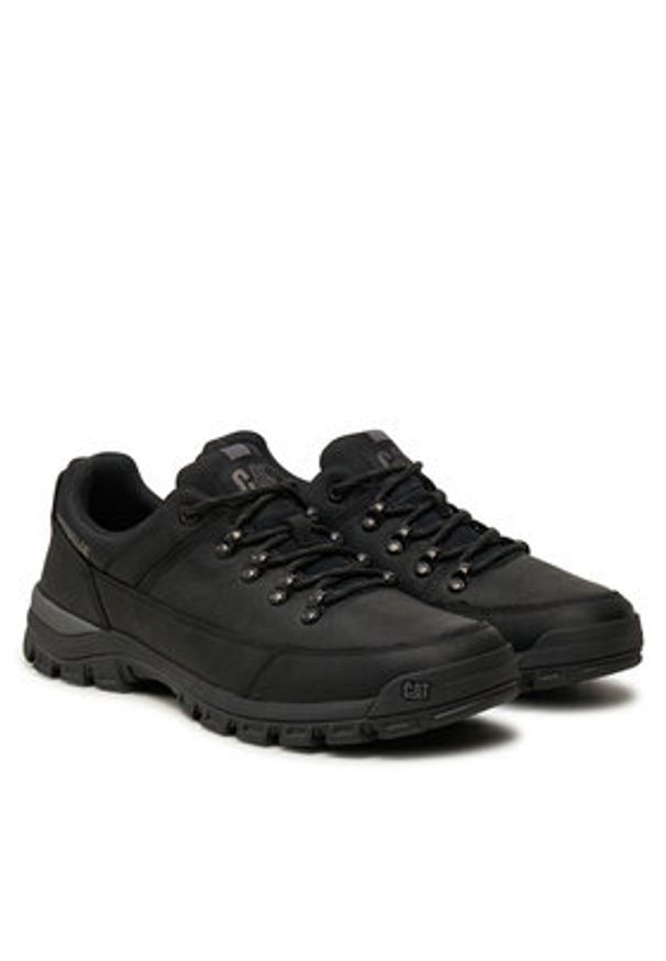 CATerpillar Trekkingi Threshold Hiker Low P726049 Czarny. Kolor: czarny. Materiał: skóra. Sport: turystyka piesza