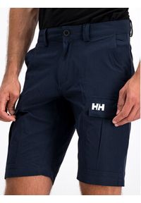 Helly Hansen Szorty materiałowe Hh Qd Cargo 54154 Granatowy Regular Fit. Kolor: niebieski. Materiał: materiał, syntetyk