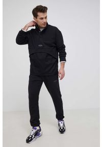 adidas Originals bluza bawełniana HF2326 męska kolor czarny z aplikacją. Kolor: czarny. Materiał: bawełna. Długość: krótkie. Wzór: aplikacja