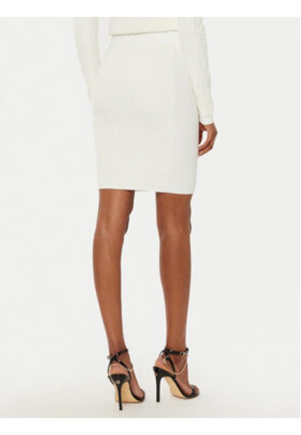 Marciano Guess Spódnica ołówkowa 4BGD01 5661Z Biały Slim Fit. Kolor: biały. Materiał: syntetyk