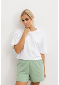 SPODENKI BIANCA SZAŁWIA M - Flawless. Okazja: na co dzień, na spacer. Materiał: dresówka, bawełna, elastan. Długość: długie. Sezon: lato. Styl: sportowy, casual