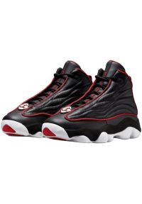 Buty Nike Jordan Pro Strong M DC8418-061 czarne. Kolor: czarny. Materiał: materiał, syntetyk, skóra. Szerokość cholewki: normalna