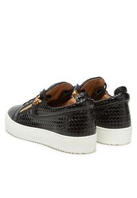 Giuseppe Zanotti - GIUSEPPE ZANOTTI Sneakersy RM50012/001 Czarny. Kolor: czarny. Materiał: skóra
