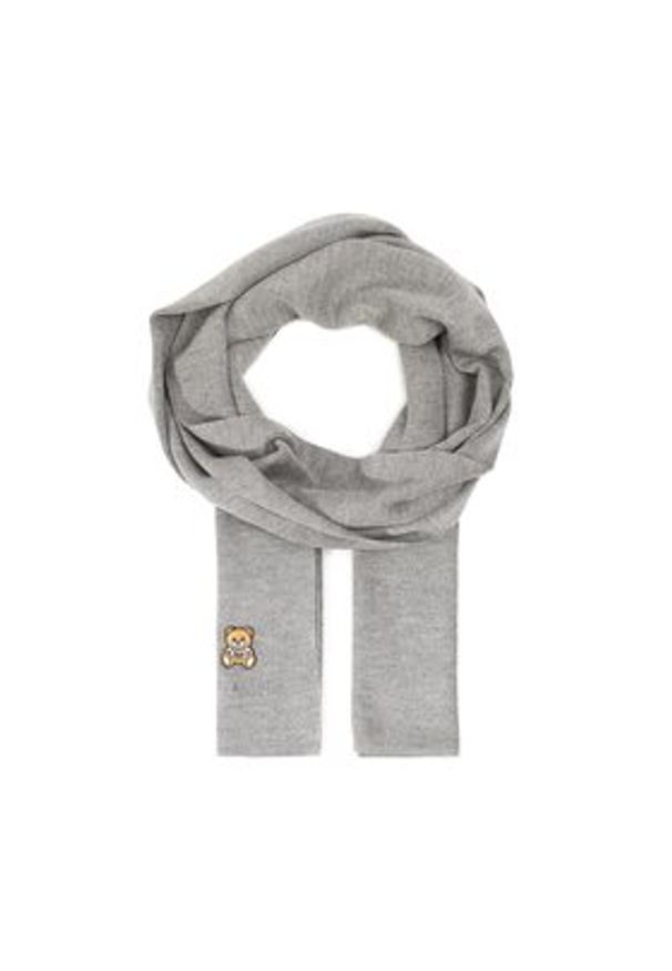 MOSCHINO Szalik 30620 0M2095 Szary. Kolor: szary. Materiał: materiał