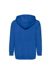 FRUIT OF THE LOOM - Lekka Bluza Z Kapturem Dla Dzieci. Typ kołnierza: kaptur. Kolor: niebieski
