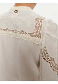 TwinSet - TWINSET Koszula 241TT2081 Biały Regular Fit. Kolor: biały. Materiał: bawełna #3
