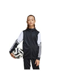 Adidas - Bluza dla dzieci adidas Squadra 25 Hoody. Kolor: czarny, biały, wielokolorowy. Sport: fitness #2