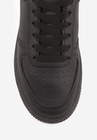 Renee - Czarne Sneakersy Sznurowane na Grubej Podeszwie Taleith. Okazja: na co dzień. Kolor: czarny. Materiał: jeans. Sport: fitness #9