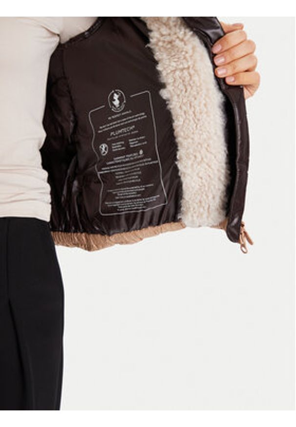 Save The Duck Kurtka zimowa D30974W LOVE21 Beżowy Regular Fit. Kolor: beżowy. Materiał: syntetyk. Sezon: zima