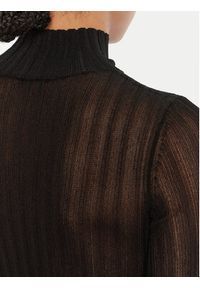 Hugo - HUGO Sweter Siclamino 50542650 Czarny Slim Fit. Kolor: czarny. Materiał: wiskoza #5