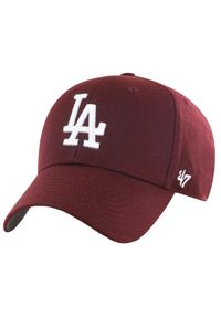 Czapka z daszkiem dla dorosłych 47 Brand Los Angeles Dodgers Cap. Kolor: czerwony. Materiał: wełna, akryl #1