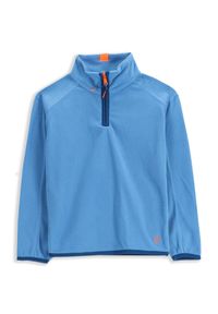 Polar turystyczny chłopięcy bluza ze stójką Lemon Explore ZL5. Typ kołnierza: kołnierzyk stójkowy. Kolor: niebieski. Materiał: poliester. Sport: turystyka piesza #1