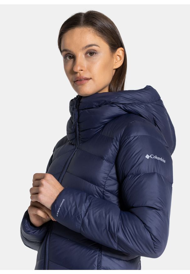 columbia - Kurtka puchowa damska Columbia Autumn Park Down Hooded Jacket (1909232-466). Kolor: niebieski. Materiał: puch