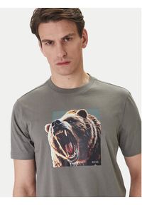 BOSS T-Shirt Dobermann 50558965 Szary Regular Fit. Kolor: szary. Materiał: bawełna #2