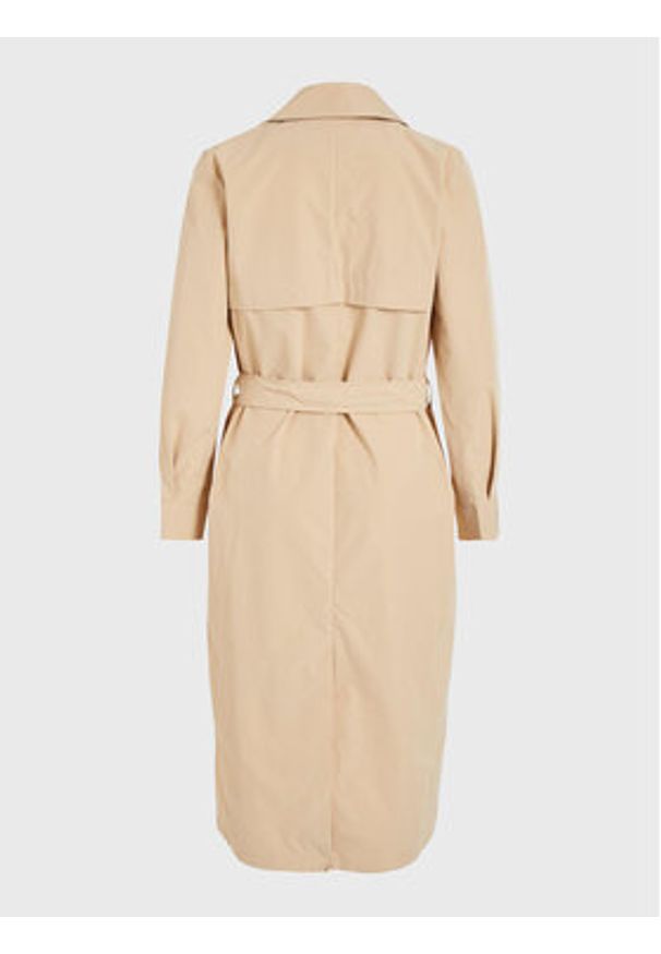 Vila Trencz Mersin 14079767 Beżowy Regular Fit. Kolor: beżowy. Materiał: syntetyk