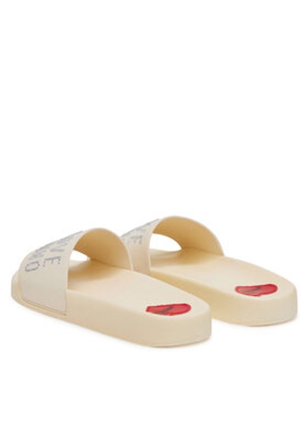 Love Moschino - LOVE MOSCHINO Klapki JA28122G0MI13110 Écru