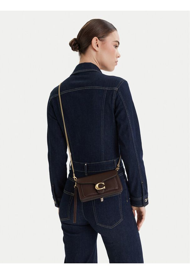 Coach Torebka Tabby Chain CBF14 Brązowy. Kolor: brązowy. Materiał: skórzane