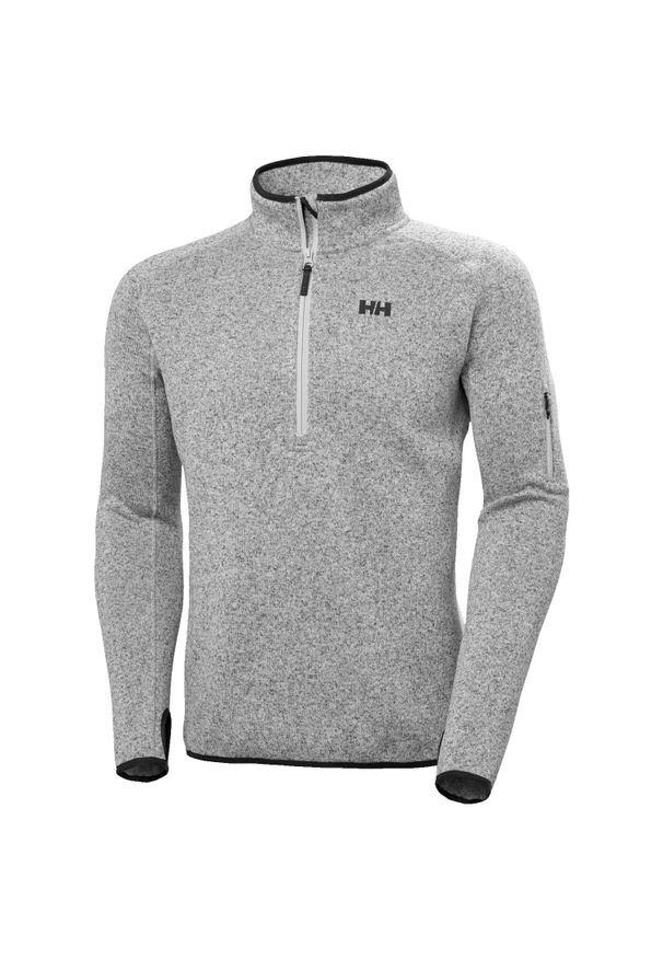 1/2 zip fleece Helly Hansen Varde 2.0. Kolor: szary. Materiał: polar. Sport: turystyka piesza