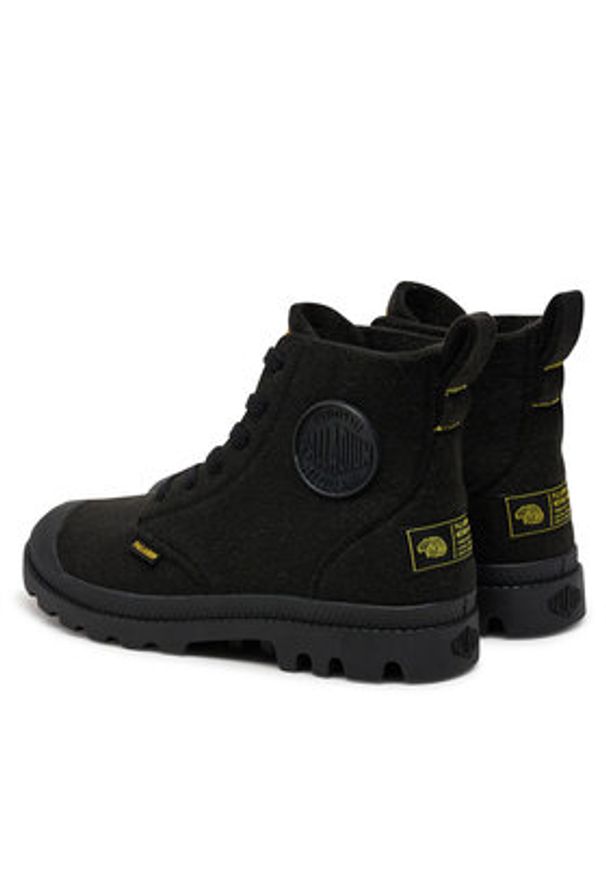 Palladium Trapery Pampa Hi Merino 74377-008-M Czarny. Kolor: czarny. Materiał: wełna, materiał