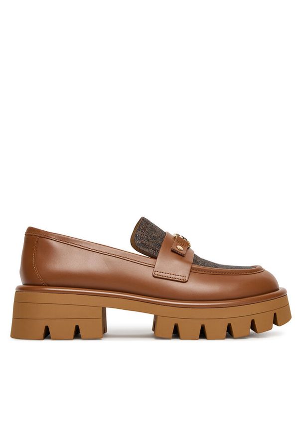 Loafersy MICHAEL Michael Kors. Kolor: brązowy