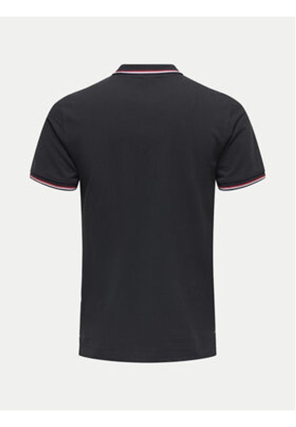 Only & Sons Polo Fletcher 22024827 Granatowy Regular Fit. Typ kołnierza: polo. Kolor: niebieski. Materiał: bawełna