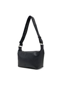 Calvin Klein Jeans Torebka Ultralight Shoulder Bag LV04K3131G Czarny. Kolor: czarny. Materiał: skórzane