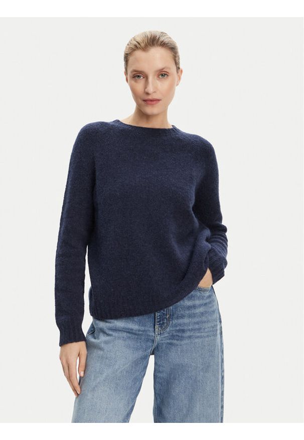 Weekend Max Mara Sweter Ghiacci 2525366151 Niebieski Regular Fit. Kolor: niebieski. Materiał: wełna