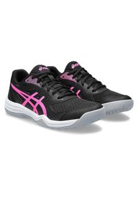 Buty do badmintona damskie Asics Upcourt 5 1072A088-002. Kolor: wielokolorowy, czarny, różowy