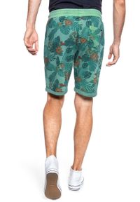 Mustang - SPODENKI MUSTANG Jim Sweat Shorts Summer Floral 1009733 11686. Materiał: dresówka