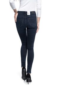 Lee - SPODNIE DAMSKIE LEE SKINNY HIGH WAIST SCARLETT HIGH WORN EBONY L626PHQS 112114304. Stan: podwyższony #3