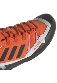 Adidas - Buty adidas Terrex Swift Solo 2 M IE6902 pomarańczowe. Zapięcie: sznurówki. Kolor: pomarańczowy. Materiał: syntetyk. Model: Adidas Terrex #5