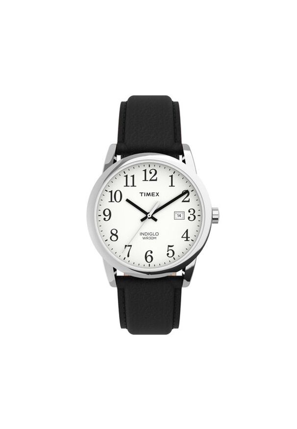 Timex Zegarek Easy Reader Classic TW2P75600 Czarny. Kolor: czarny