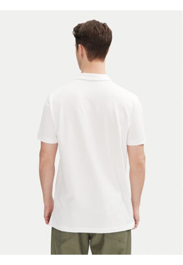 Aeronautica Militare Polo 251PO1843P191 Biały Regular Fit. Typ kołnierza: polo. Kolor: biały. Materiał: bawełna