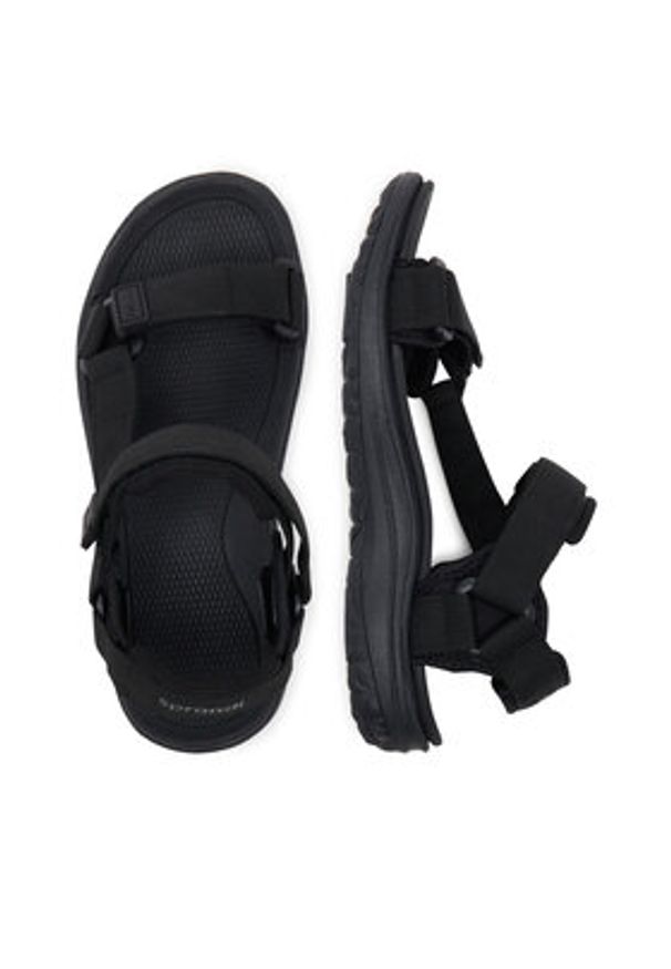 Sprandi Sandały WP40-20173Y Czarny. Kolor: czarny. Materiał: materiał