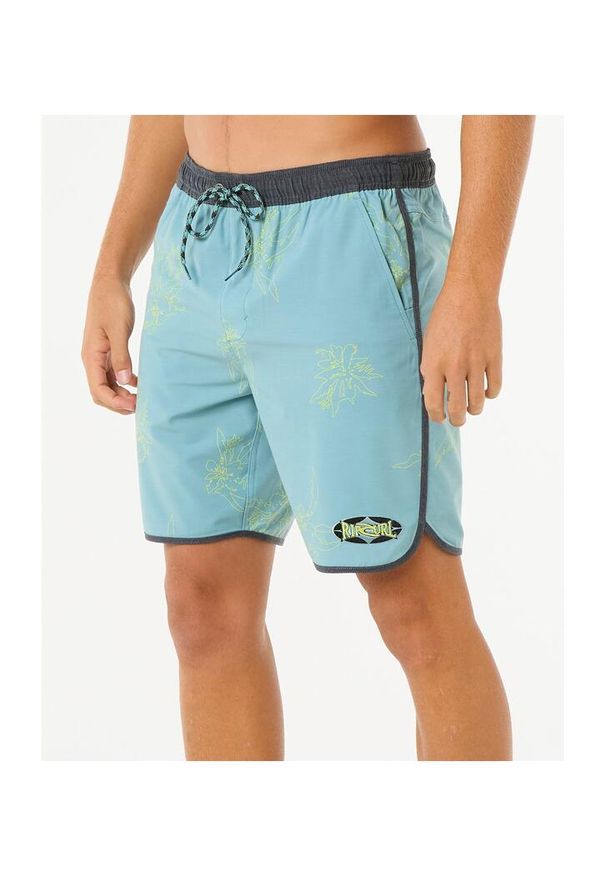 Spodenki surfingowe męskie Rip Curl Boardwalk Boost Volley Niebieski. Kolor: niebieski