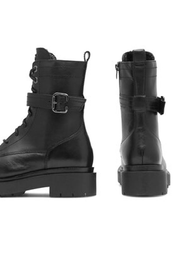 Lasocki Trapery RST-648-01 Czarny. Kolor: czarny. Materiał: skóra