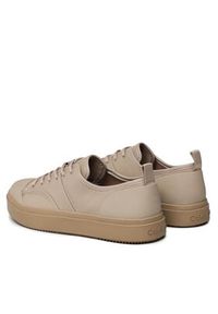 Calvin Klein Trampki Low Top Lace Up Lth HM0HM01045 Brązowy. Kolor: brązowy. Materiał: skóra