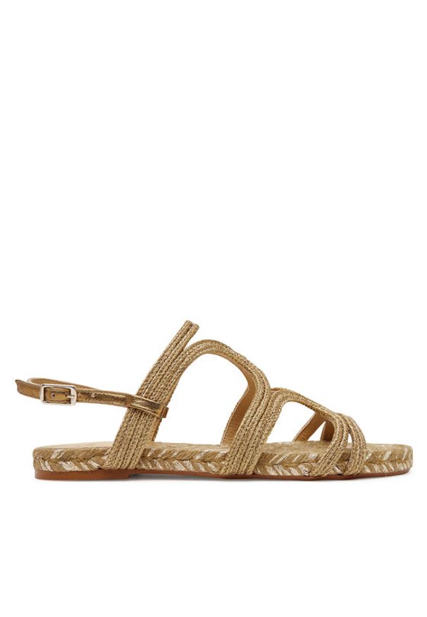 Castañer Espadryle Pitra/266 025585 Złoty. Kolor: złoty. Materiał: materiał