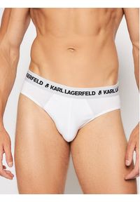 Karl Lagerfeld - KARL LAGERFELD Komplet 3 par slipów Logo 211M2103 Kolorowy. Materiał: bawełna. Wzór: kolorowy #5